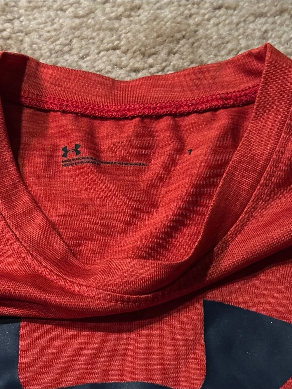 Under Armour Boys' Short Sleeve Logo Tees - Red, Blue, Gray